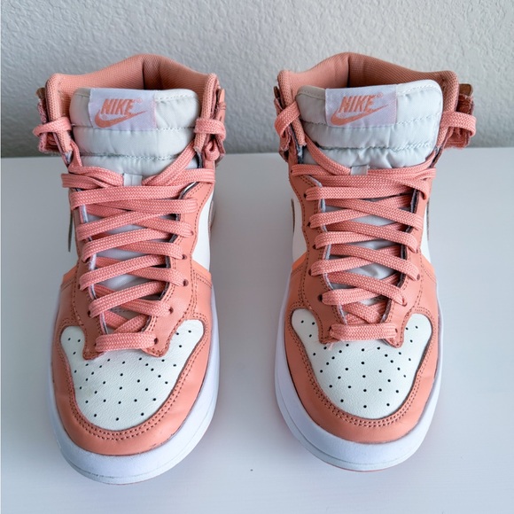 Nike Dunk High Up Women’s Size 6.5 Coral Chalk / White DH3718-107 - Picture 5 of 8